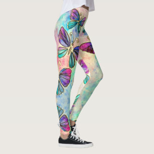 Cute Colourful Butterflies 7 - Leggings