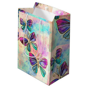 Cute Colourful Butterflies - Medium Gift Bag