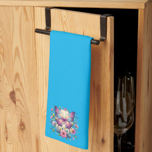 Cute, colourful butterfly tea towel