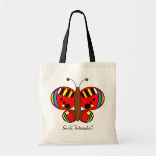 Cute Colourful Butterfly Tote Bag - Tortoiseshell