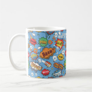 Cute Colourful Cartoon Speech Bubbles Coffee Mug