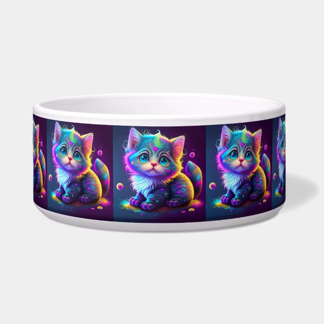 Cute Colourful Cat Digital Artwork-79827 (Front)