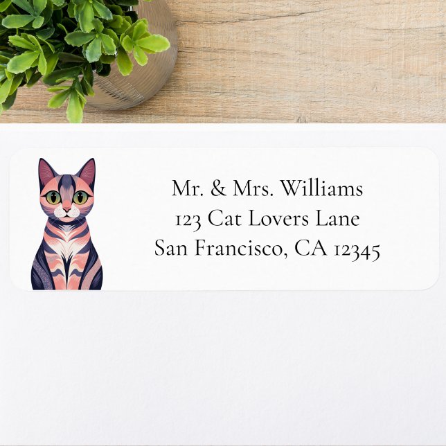 Cute Colourful Cat, Fun, Chic, Whimsical Animal (Creator Uploaded)