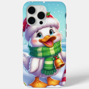 Cute Colourful Christmas duck iPhone 15 Pro Max Case