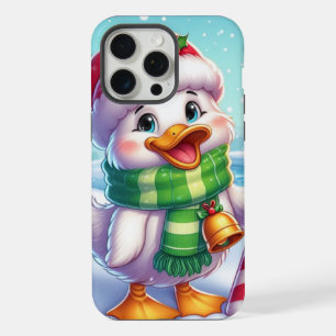 Cute Colourful Christmas duck iPhone 15 Pro Max Case
