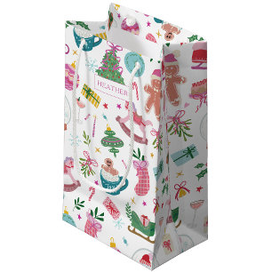 Cute Colourful Christmas Gift Bag