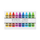 Cute Colourful Crayon Substitute Teacher