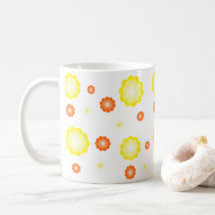 Cute colourful Daisy flower pattern Coffee Mug