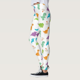 Cute Colourful DINOSAURS Leggings