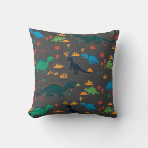 Cute Colourful Dinosaurs Pattern  Cushion