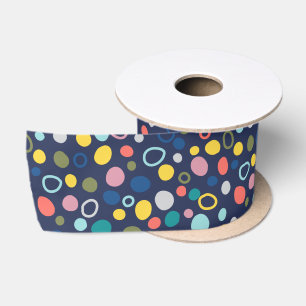Cute Colourful Dot Ribbon Satin Ribbon