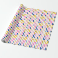Cute Colourful Dots Scandinavian Pattern Yellow