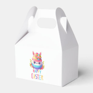 Cute, colourful Easter egg bunny Favour Box