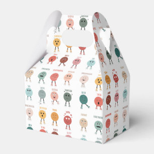 Cute Colourful Feelings Emotions Faces Chart Favour Box