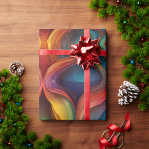Cute Colourful Festive Christmas holiday wrapping  Paper