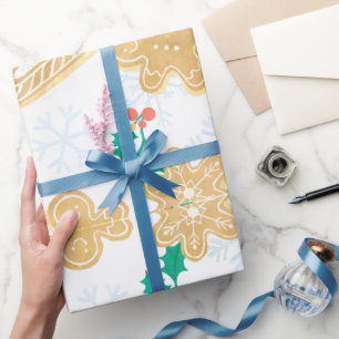 Cute Colourful Festive Christmas Stockings Wrapping Paper
