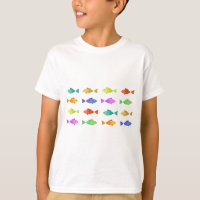 Cute colourful fish pattern 