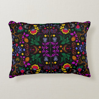 Cute colourful floral pattern decorative cushion