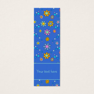 Cute colourful flowers design Bookmark