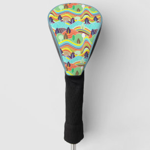 Cute colourful forest patterns golf head cover