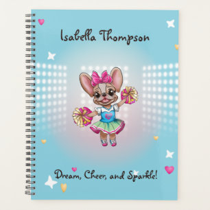 Cute Colourful Frenchie Pawsitive School Spirit Planner