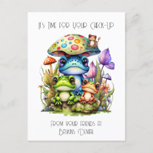 Cute Colourful Frogs Reminder Cards