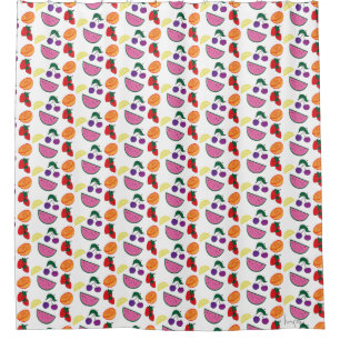 Cute Colourful Fruit Summer Pattern Shower Curtain