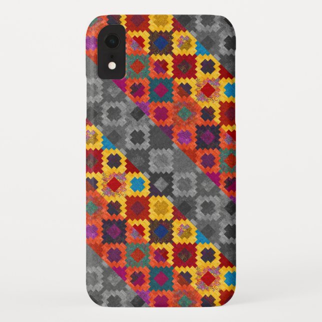 Cute colourful geometric patterns Case-Mate iPhone case (Back)