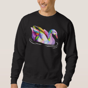 Cute Colourful Goose Art For Birds Or Gooses Sweatshirt