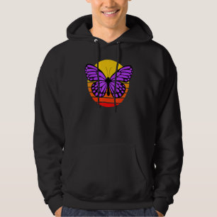 Cute Colourful Graphic For Women Ladies Mum Monarc Hoodie