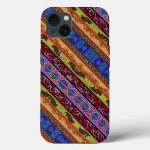 Cute colourful hand drawing iPhone 13 case