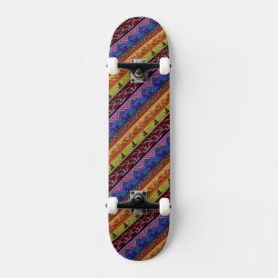 Cute colourful hand drawing mug skateboard