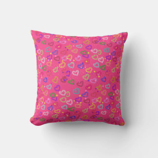 Cute Colourful Heart Cushion