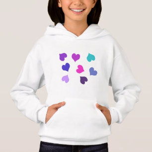 Cute colourful hearts
