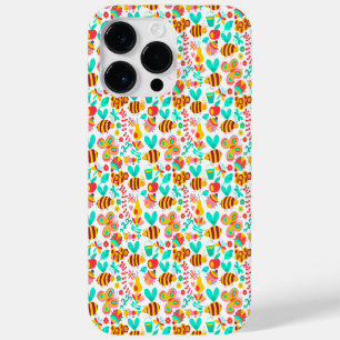 Cute colourful insects patterns Case-Mate iPhone 14 pro max case
