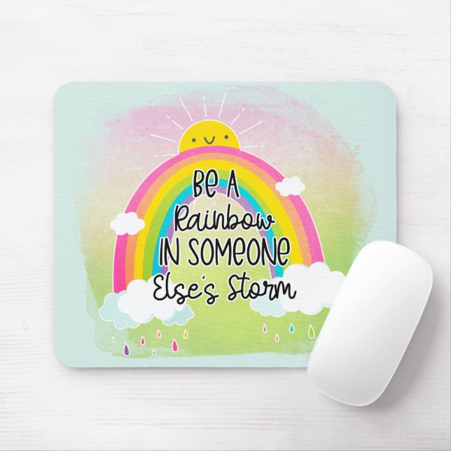 Cute & Colourful Inspirational Mouse Mat (With Mouse)