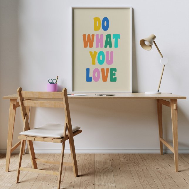 Cute Colourful Inspirational Quote Wall Art (Creator Uploaded)