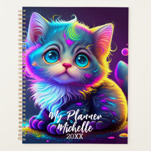 Cute Colourful Kitten Planner