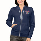 Cute Colourful Koala Bear Zipped Hoodie