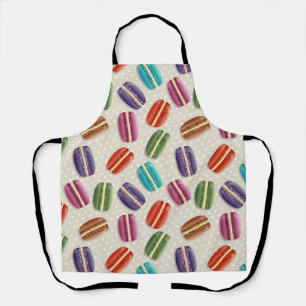 cute colourful macaron apron