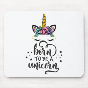 Cute Colourful Magical Unicorn Mouse Mat