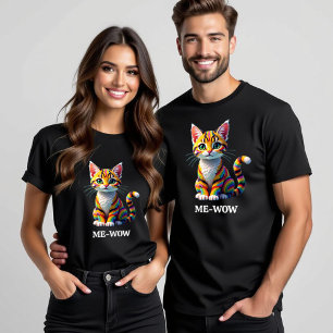 Cute Colourful Margay Candy Cat T-Shirt