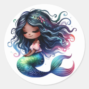 Cute Colourful Mermaid Stickers