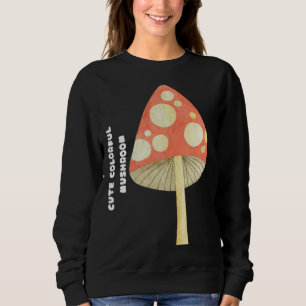 Cute Colourful Mushroom Sweatshirt