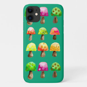 Cute colourful mushrooms Case-Mate iPhone case