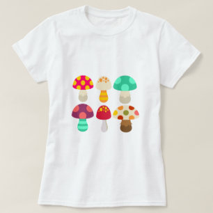 Cute colourful mushrooms T-Shirt