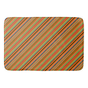 Cute colourful native aztec patterns design bath mat