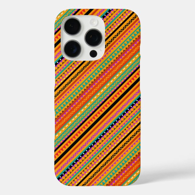 Cute colourful native aztec patterns design Case-Mate iPhone case (Back)