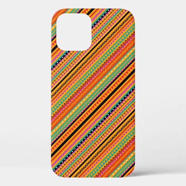 Cute colourful native aztec patterns design Case-Mate iPhone case (Back)