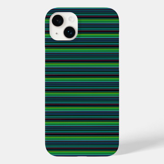 Cute colourful neon stripes Case-Mate iPhone case (Back)